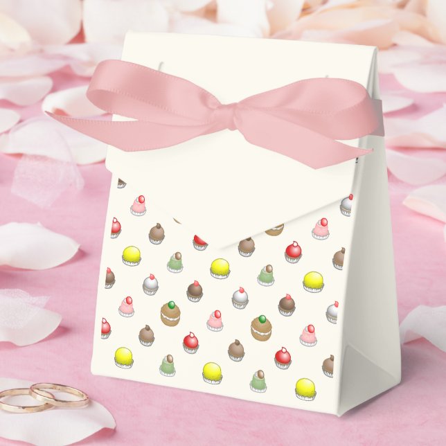 Caja Para Regalos Patrón de pasteles pequeños (Boda)