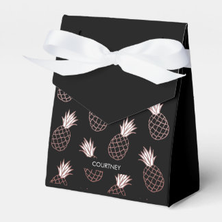 Caja Para Regalos Patrón de piña de corte