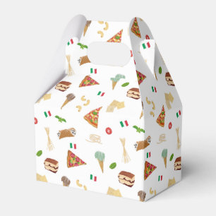 Caja Para Regalos Patrón de pizza de pasta de comida italiana Tirami