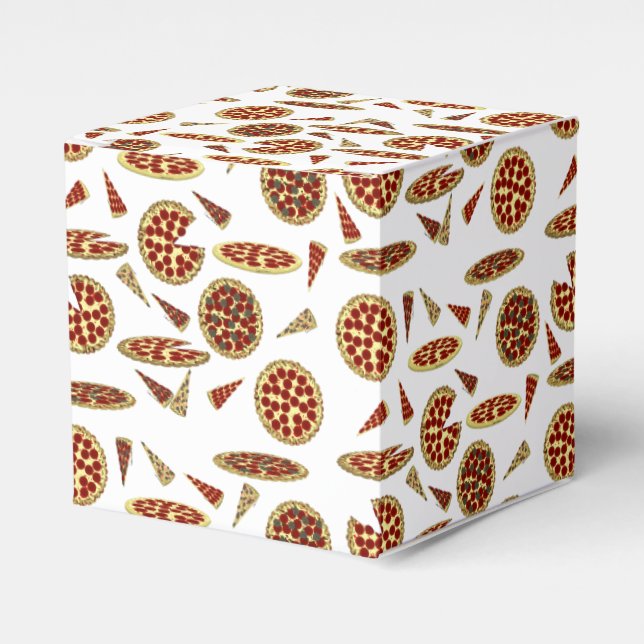 Caja Para Regalos Patrón de Pizza Lover (Costado Anverso)
