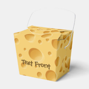 Caja Para Regalos Patrón de queso suizo