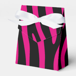 Caja Para Regalos Patrón de rayas de cebra + tu fondo e ideas