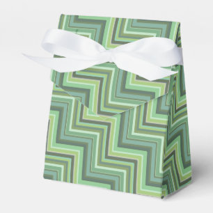 Caja Para Regalos Patrón de rayas verdes olivares