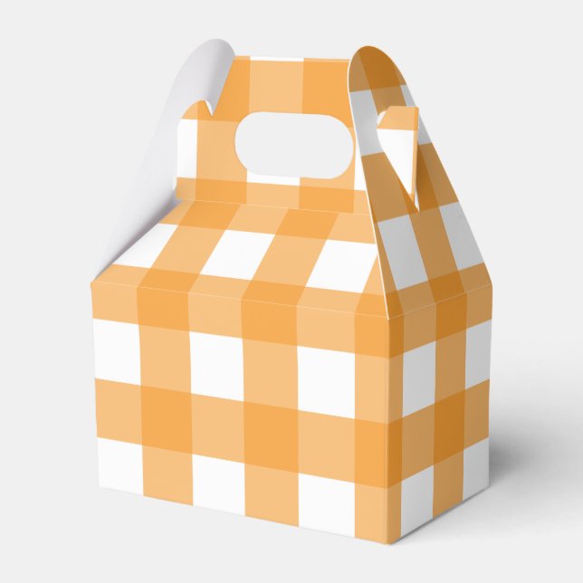 Caja Para Regalos Patrón de rebanado de Naranja de otoño (Front Side)