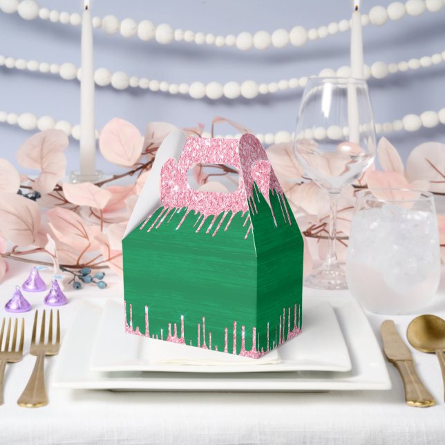 Caja Para Regalos Patrón de sandía (Boda)