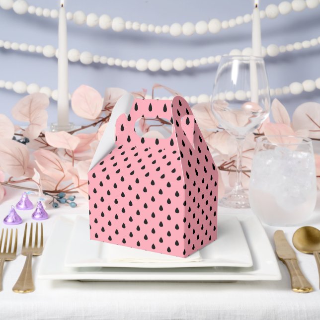 Caja Para Regalos Patrón de sandía (Boda)
