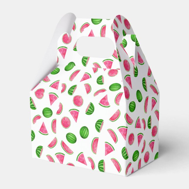 Caja Para Regalos Patrón de sandía Guay de verano (Front Side)