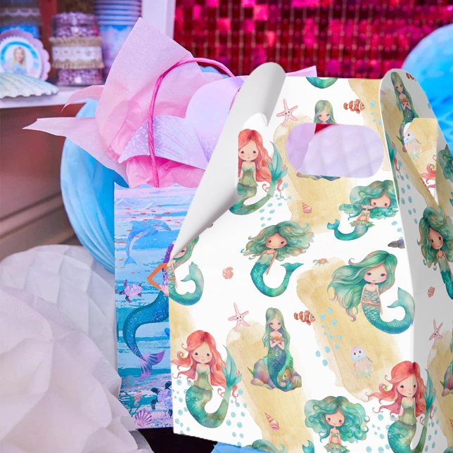 Caja Para Regalos Patrón de Sirena Girona (Subido por el creador)