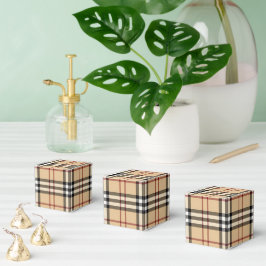Caja Para Regalos Patrón de Tartán Escocés