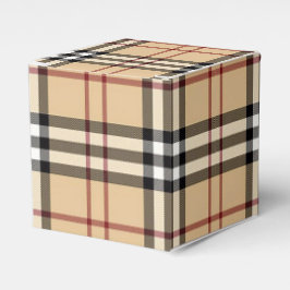 Caja Para Regalos Patrón de Tartán Escocés