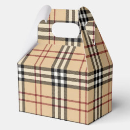 Caja Para Regalos Patrón de Tartán Escocés