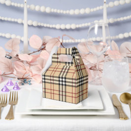 Caja Para Regalos Patrón de Tartán Escocés