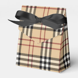 Caja Para Regalos Patrón de Tartán Escocés