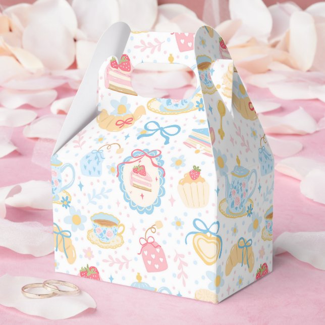 Caja Para Regalos Patrón de teatro de Chinoiserie (Boda)
