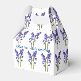 Caja Para Regalos Patrón de tela de Bluebells.