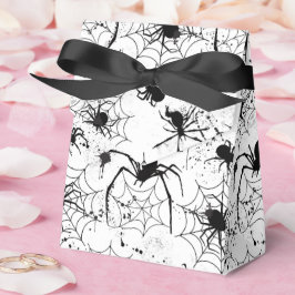 Caja Para Regalos Patrón de telaraña de Halloween