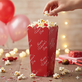 Caja Para Regalos Patrón de texto Feliz día de San Valentín Palomita
