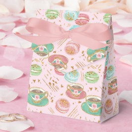 Caja Para Regalos Patrón de tiempo del té