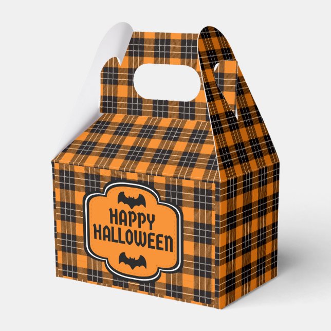 Caja Para Regalos Patrón de tracción de Halloween (Front Side)