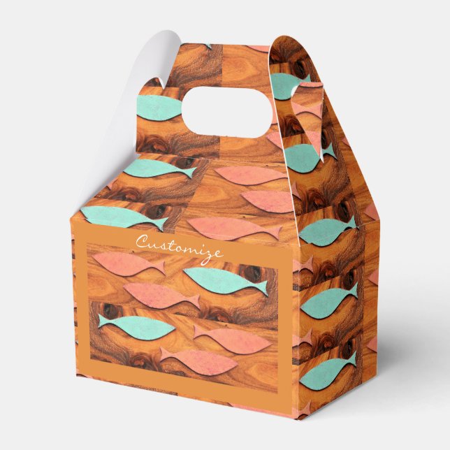 Caja Para Regalos Patrón de tres peces Thunder_Cove (Front Side)