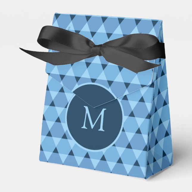 Caja Para Regalos Patrón de triángulos (Front Side)