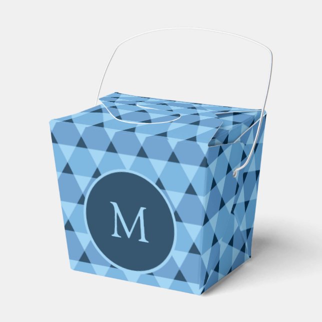 Caja Para Regalos Patrón de triángulos (Front Side)
