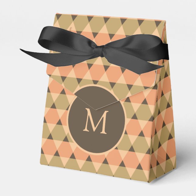 Caja Para Regalos Patrón de triángulos (Front Side)