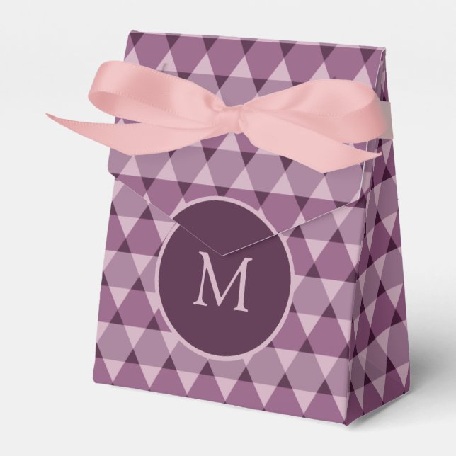 Caja Para Regalos Patrón de triángulos (Front Side)