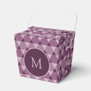 Caja Para Regalos Patrón de triángulos