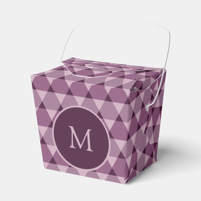 Caja Para Regalos Patrón de triángulos (Front Side)