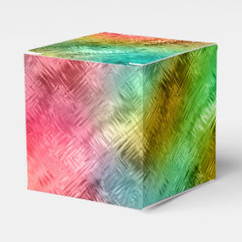 Caja Para Regalos Patrón de vidrio de cristal colorido