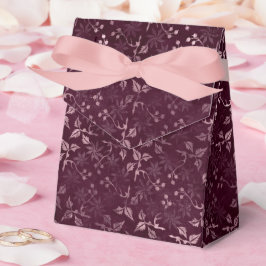 Caja Para Regalos Patrón de Vino de Mora
