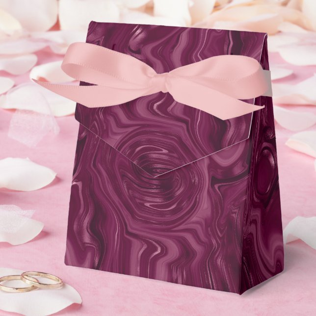 Caja Para Regalos Patrón de Vino de Mora  (Boda)