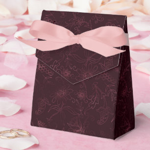 Caja Para Regalos Patrón de Vino de Zarzamora 