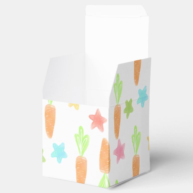 Caja Para Regalos Patrón de zanjas y estrellas (Abierto)