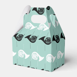 Caja Para Regalos Patrón del Cuerno Francés