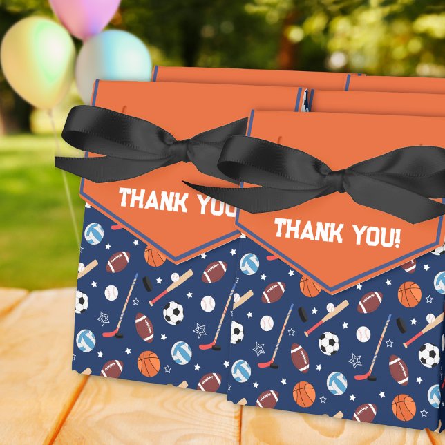 Caja Para Regalos Patrón deportivo infantil en cumpleaños azul y Nar (Subido por el creador)
