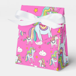 Caja Para Regalos Patrón divertido de unicornio