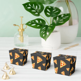 Caja Para Regalos Patrón divertido y genial de porciones de pizza
