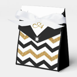 Caja Para Regalos Patrón elegante Zig Zag