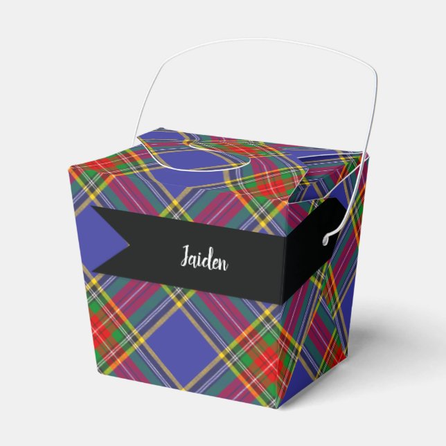 Caja Para Regalos Patrón escocés MacBeth Tartan Plaid (Front Side)