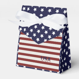 Caja Para Regalos Patrón estadounidense de bandera de Estados Unidos