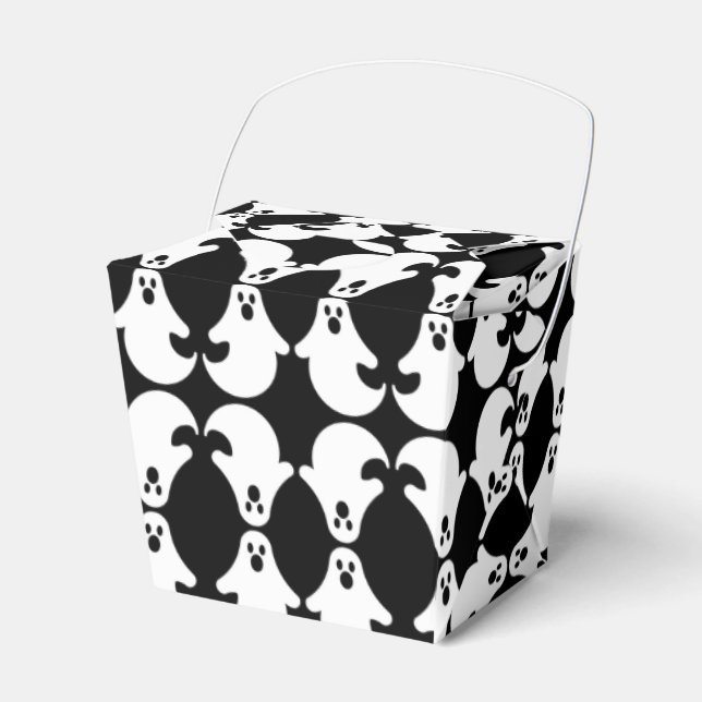 Caja Para Regalos Patrón fantasma espejado (Front Side)