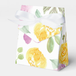 Caja Para Regalos Patrón floral del jardín acuático