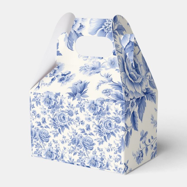 Caja Para Regalos patrón floral francés (Front Side)