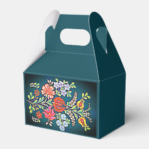 Caja Para Regalos Patrón floral húngaro