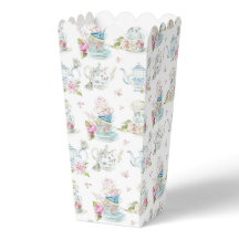 Patrón Floral Vintage de Té Partido Victoriano Acu