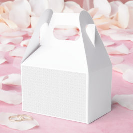 Caja Para Regalos Patrón geométrico blanco y gris con interbloqueo