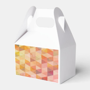 Caja Para Regalos Patrón geométrico de triángulo suave