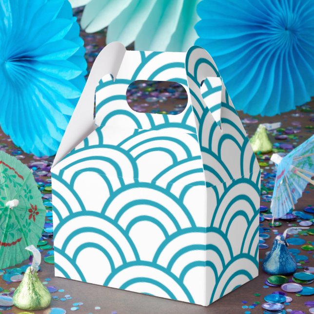 Caja Para Regalos Patrón geométrico japonés moderno (Fiesta)
